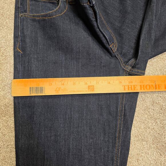 Retro festival boho Flare INC Denim Regular Fit Wide Leg Bell-Bottom sz 6 - Picture 5 of 16